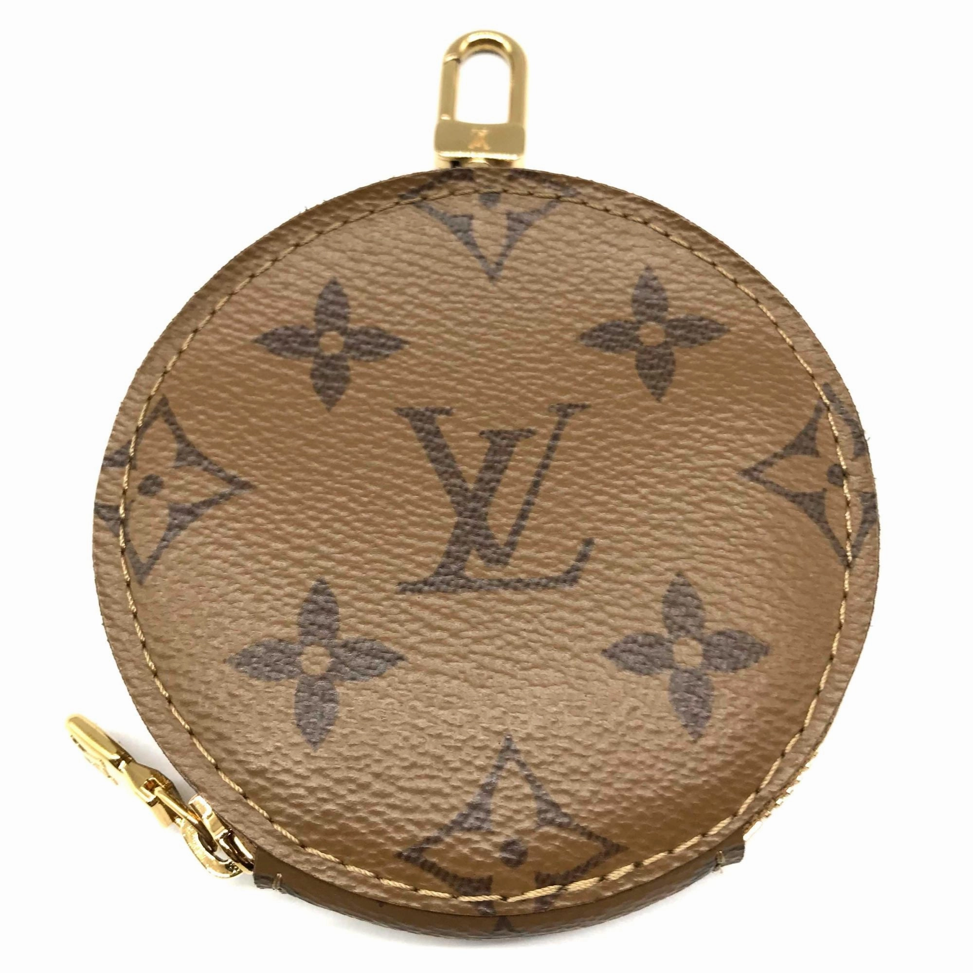 Louis Vuitton Monogram Reverse Shoulder Strap Coin Case