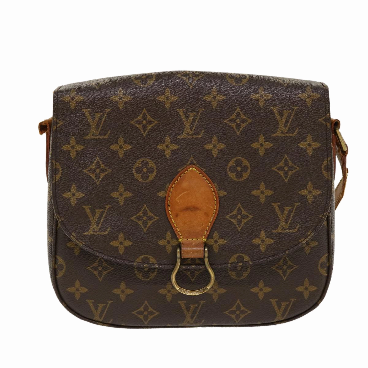 LOUIS VUITTON Monogram Saint Cloud GM Shoulder Bag M51242 LV 38581