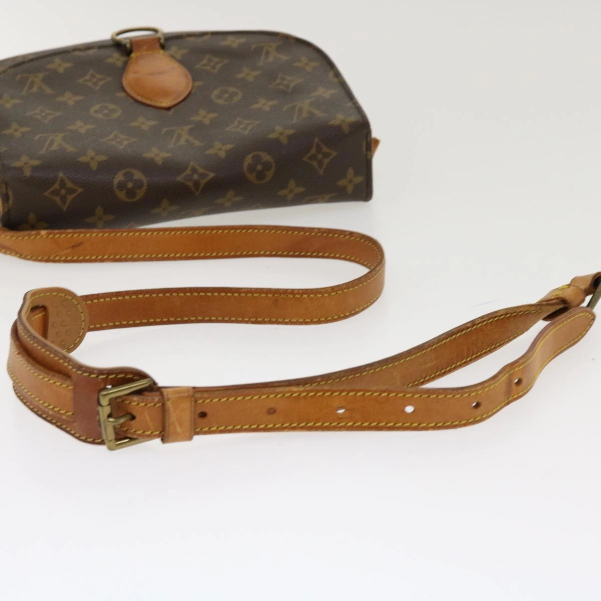 LOUIS VUITTON Monogram Saint Cloud GM Shoulder Bag M51242 LV 38581