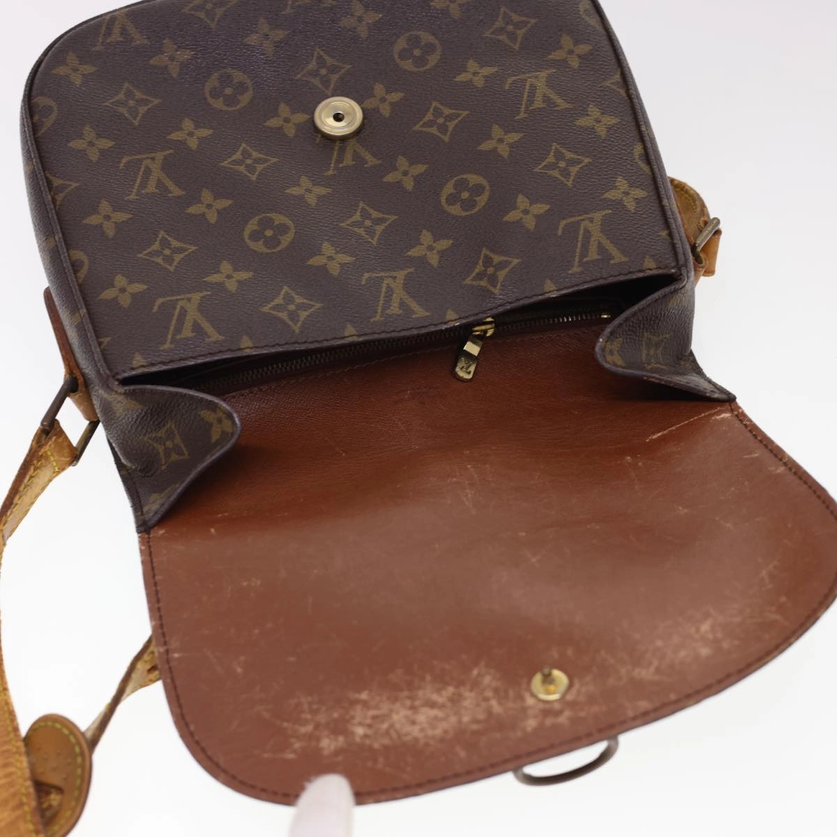 LOUIS VUITTON Monogram Saint Cloud GM Shoulder Bag M51242 LV 40128