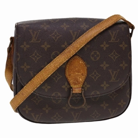 LOUIS VUITTON Monogram Saint Cloud GM Shoulder Bag M51242 LV 40128