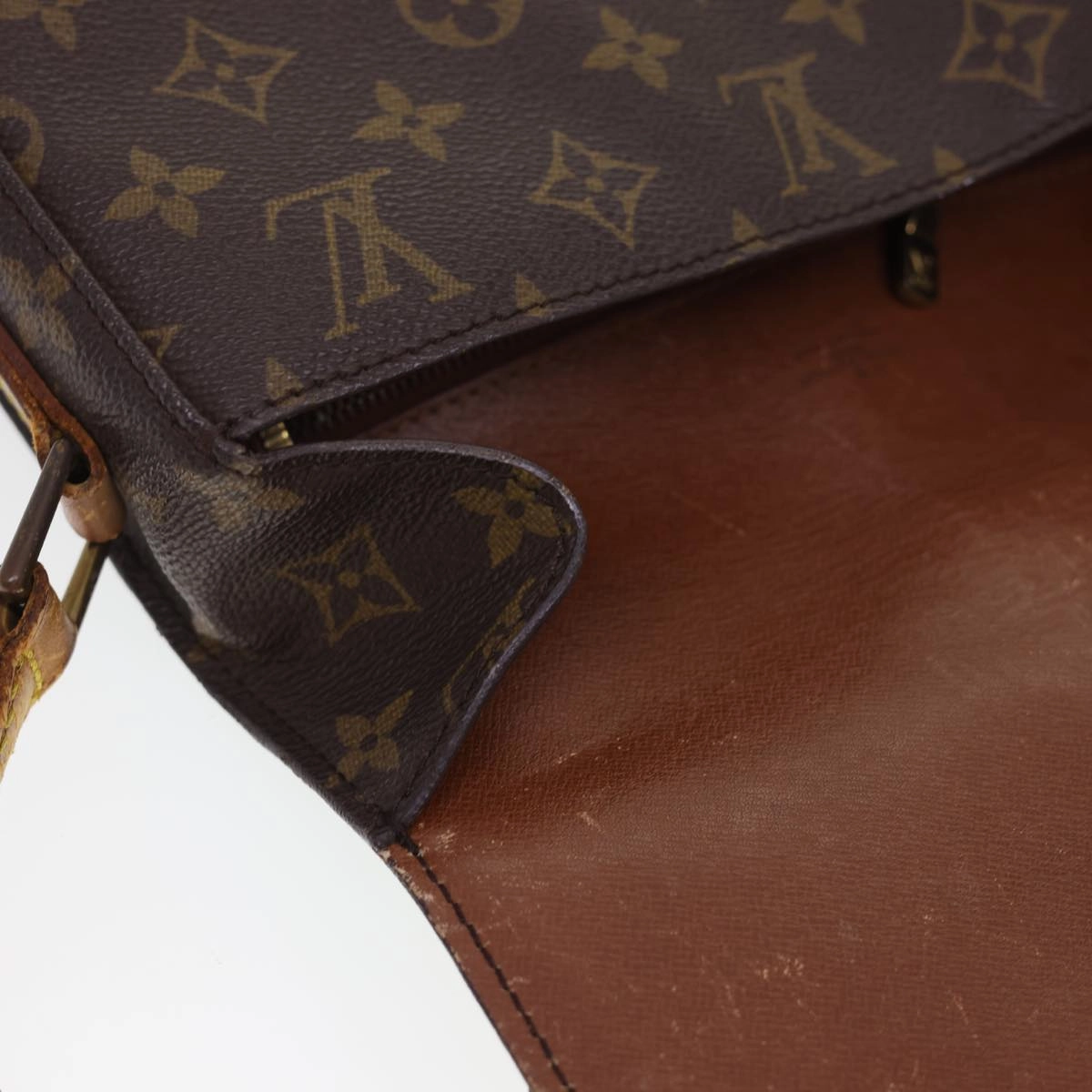LOUIS VUITTON Monogram Saint Cloud GM Shoulder Bag M51242 LV 40128