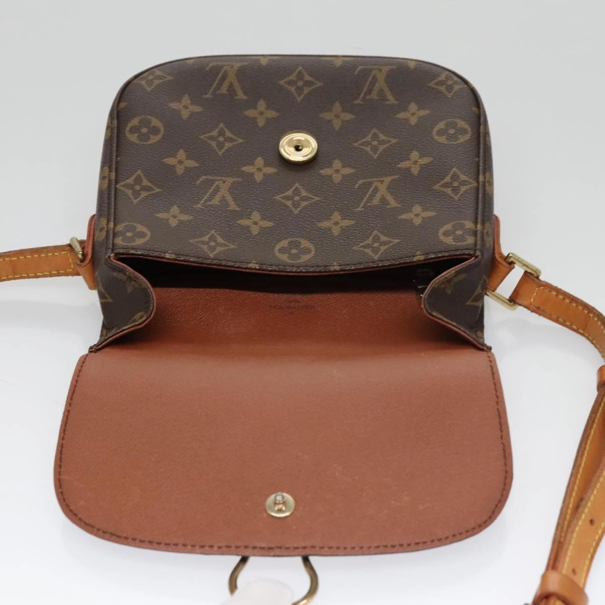 LOUIS VUITTON Monogram Saint Cloud MM Shoulder Bag M51243 LV ep6906