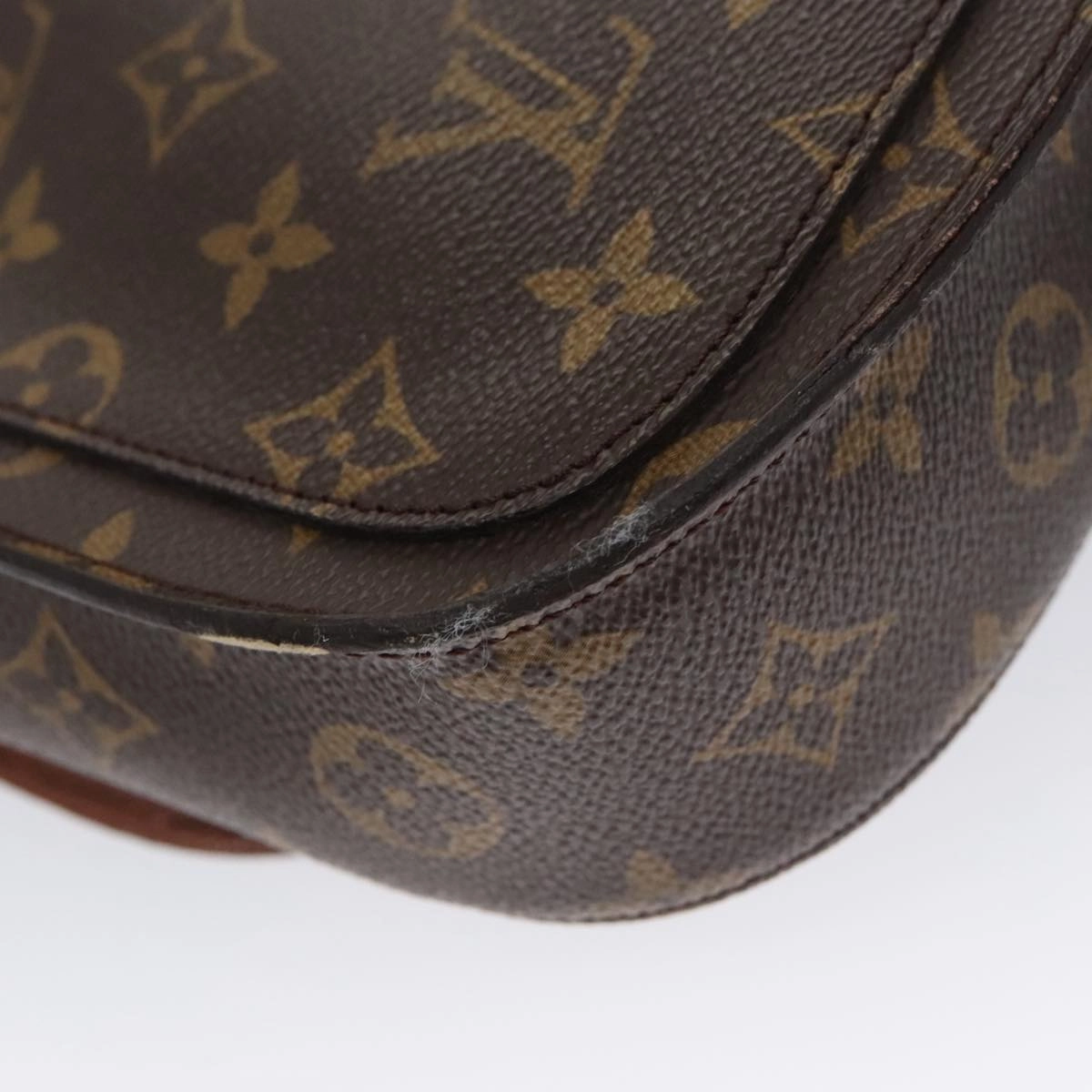 LOUIS VUITTON Monogram Saint Cloud MM Shoulder Bag M51243 LV ep6906