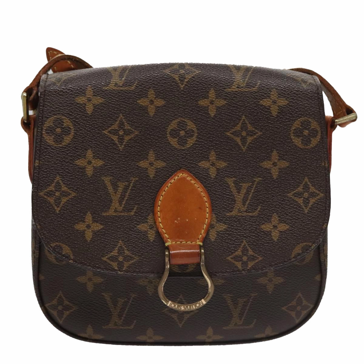 LOUIS VUITTON Monogram Saint Cloud MM Shoulder Bag M51243 LV ep6906