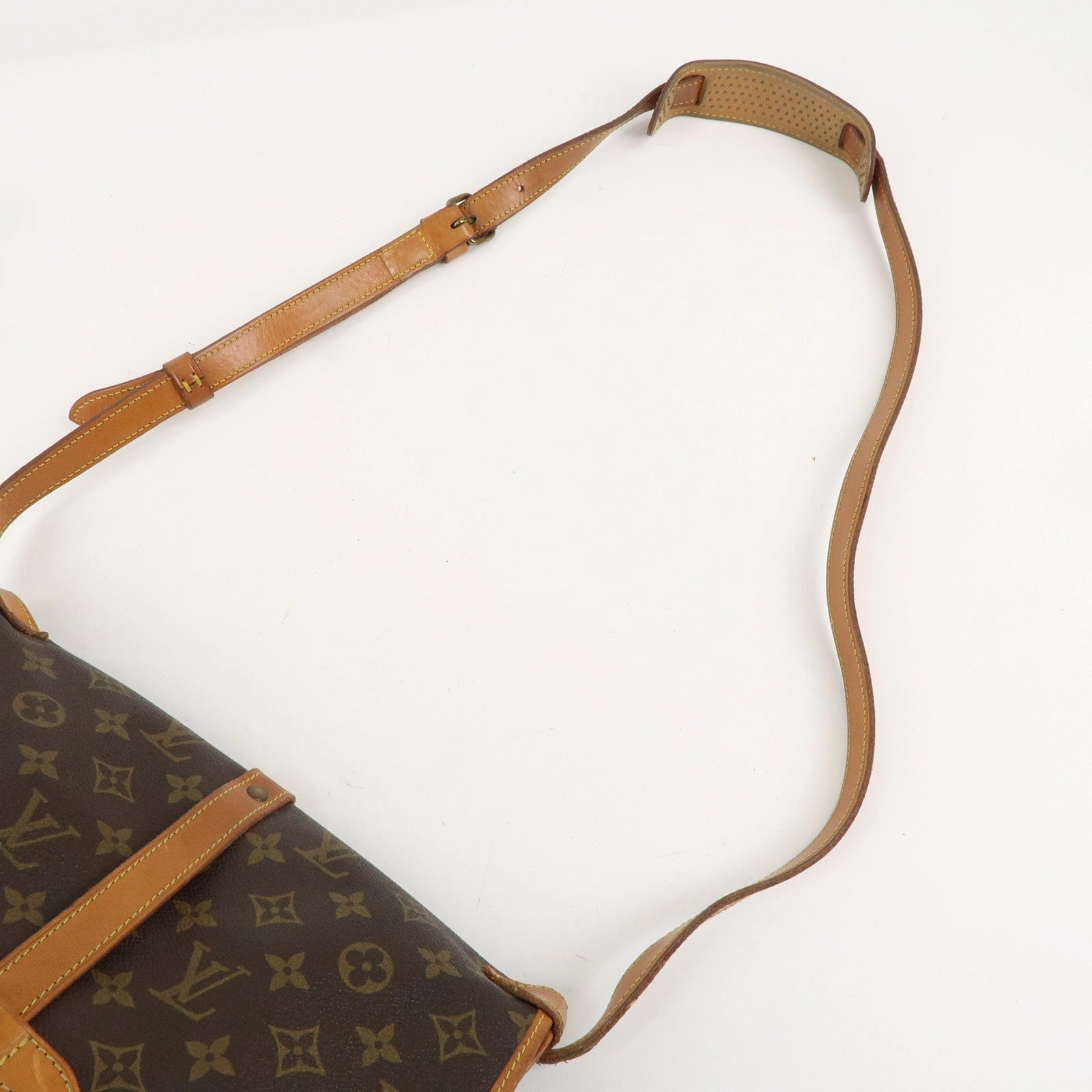 Louis Vuitton Monogram Saumur 30 Crossbody Bag Brown M42256
