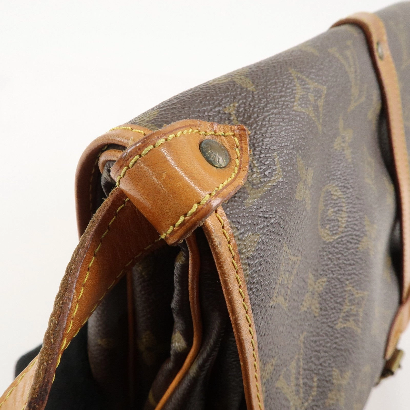 Louis Vuitton Monogram Saumur 30 Crossbody Bag Brown M42256
