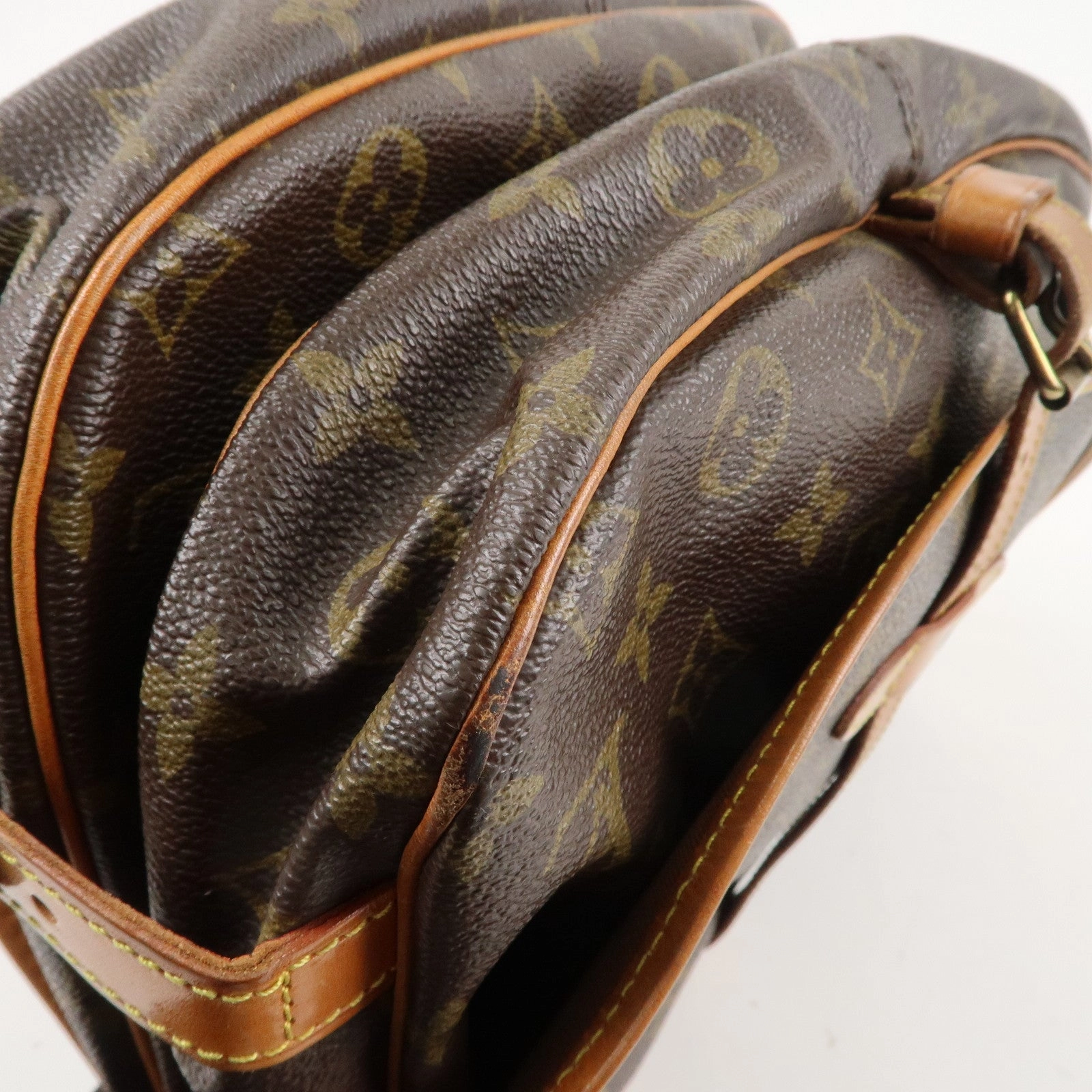 Louis Vuitton Monogram Saumur 30 Crossbody Bag Brown M42256
