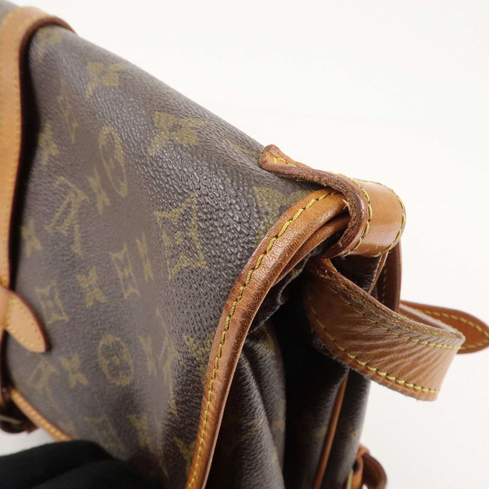 Louis Vuitton Monogram Saumur 30 Crossbody Bag Brown M42256