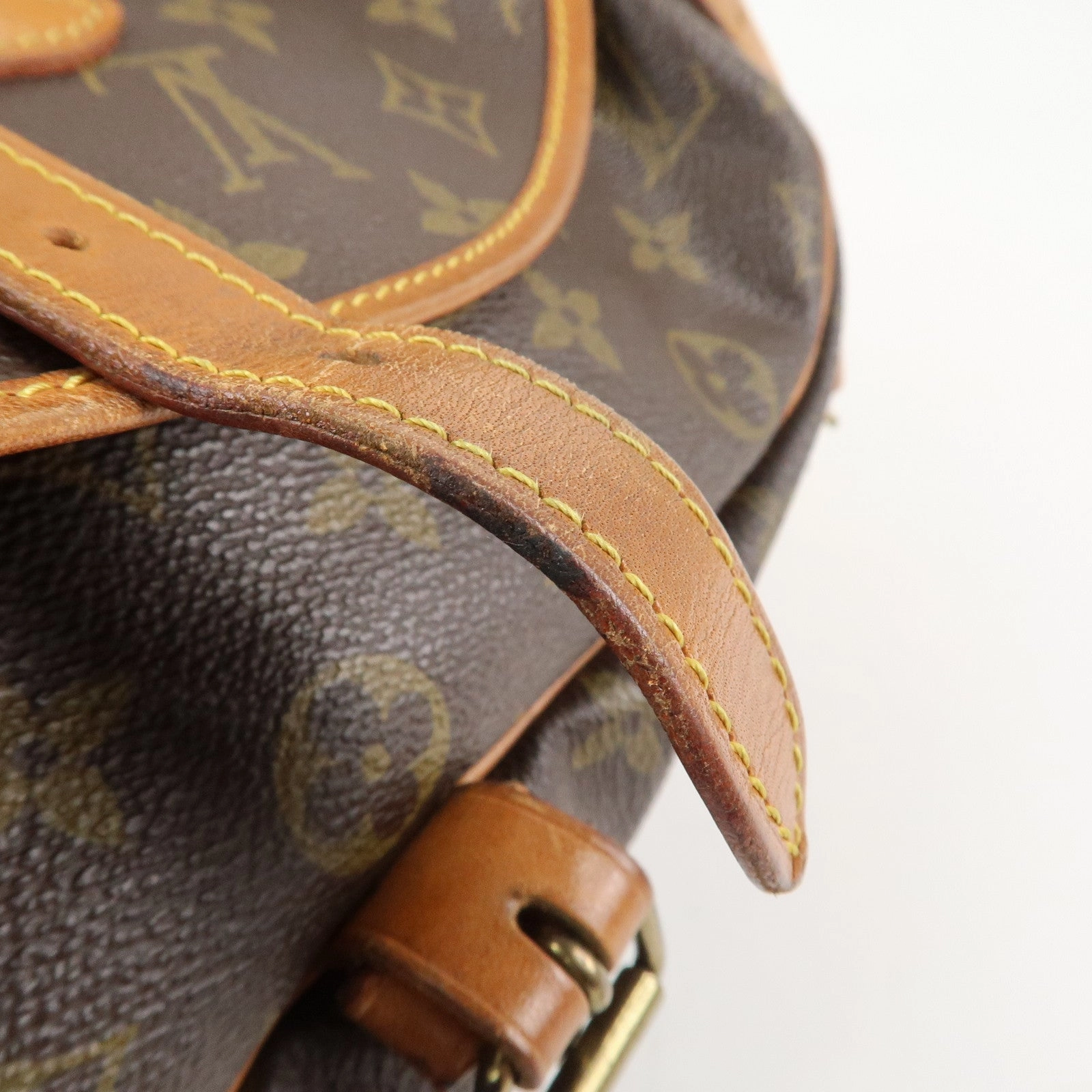 Louis Vuitton Monogram Saumur 30 Crossbody Bag Brown M42256