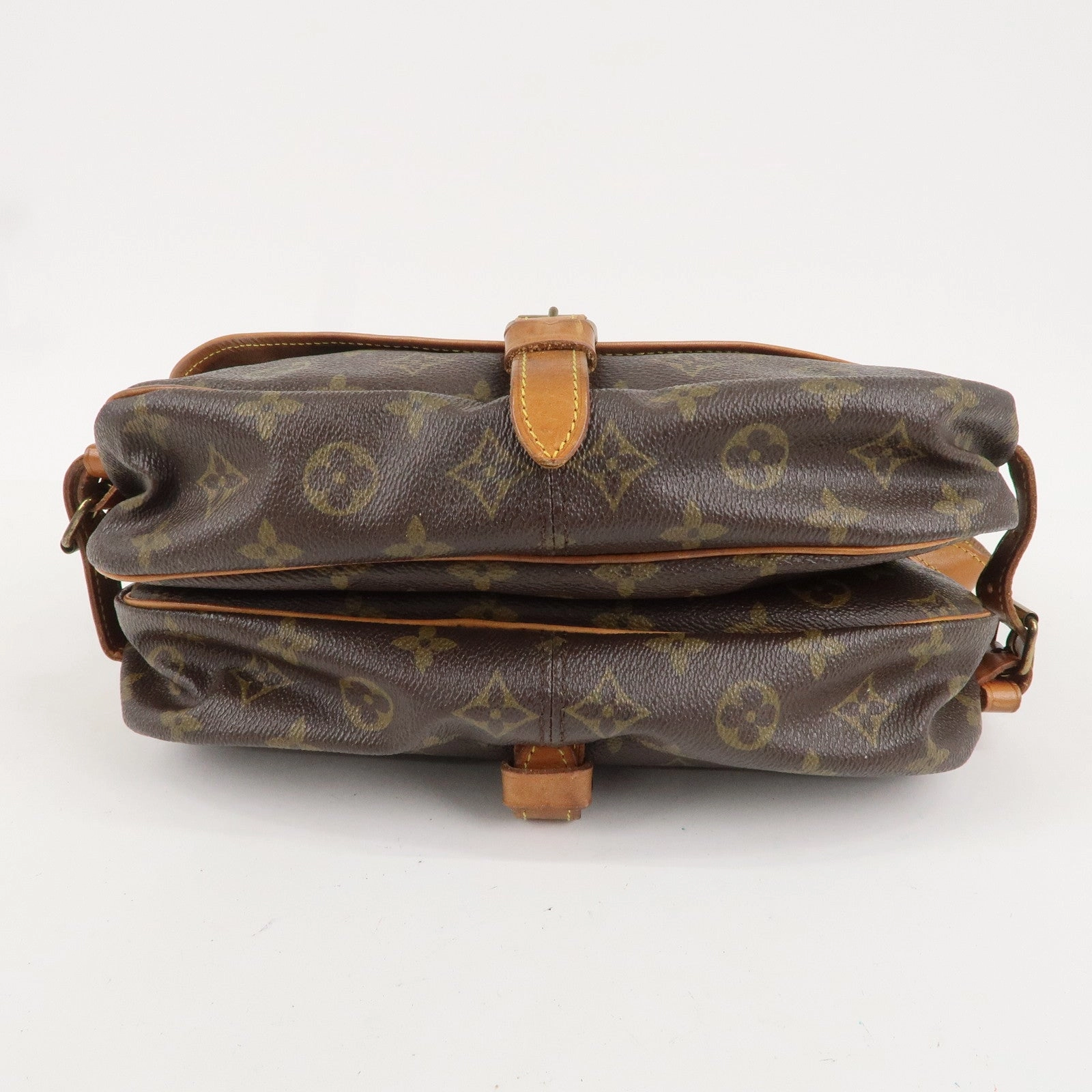 Louis Vuitton Monogram Saumur 30 Crossbody Bag Brown M42256