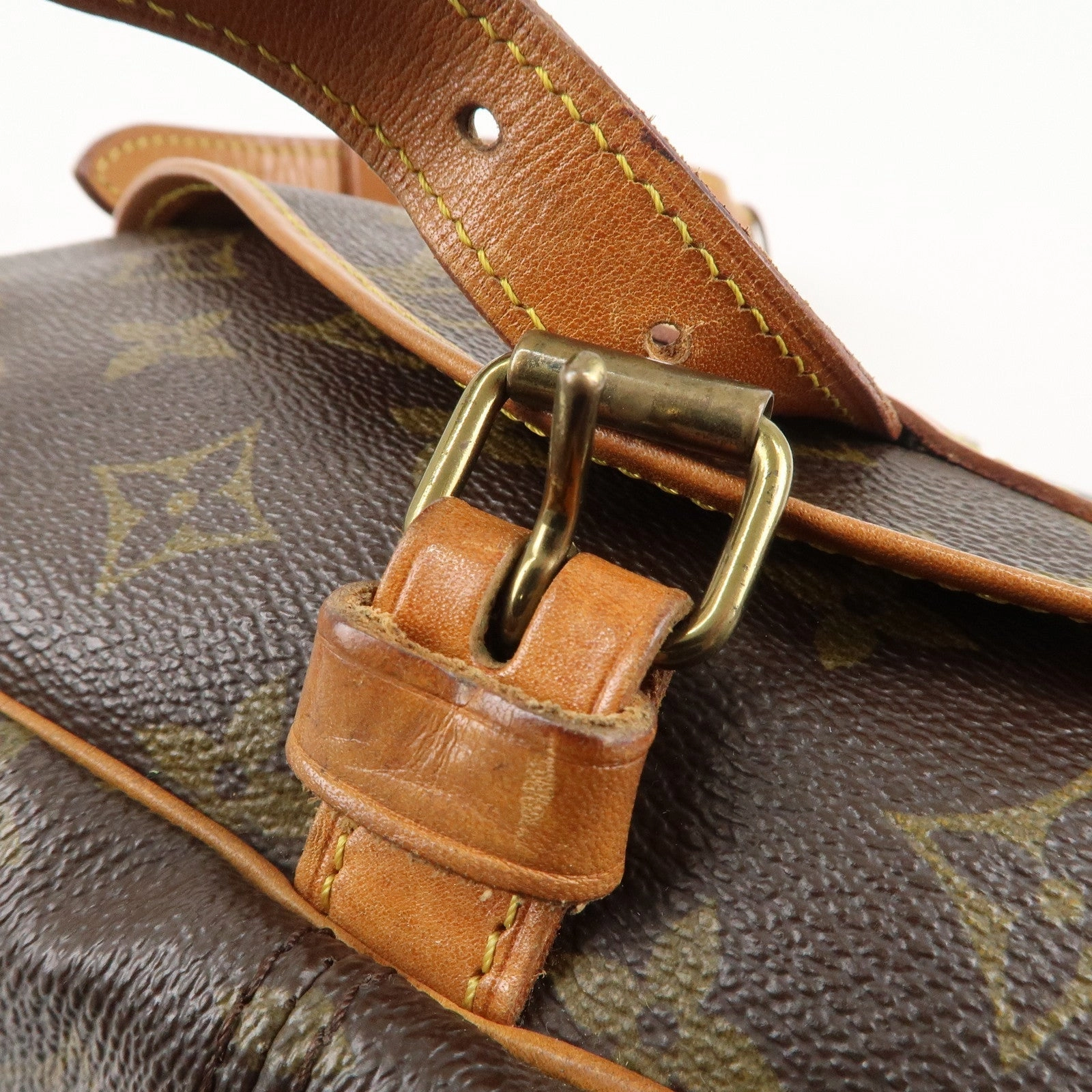 Louis Vuitton Monogram Saumur 30 Crossbody Bag Brown M42256