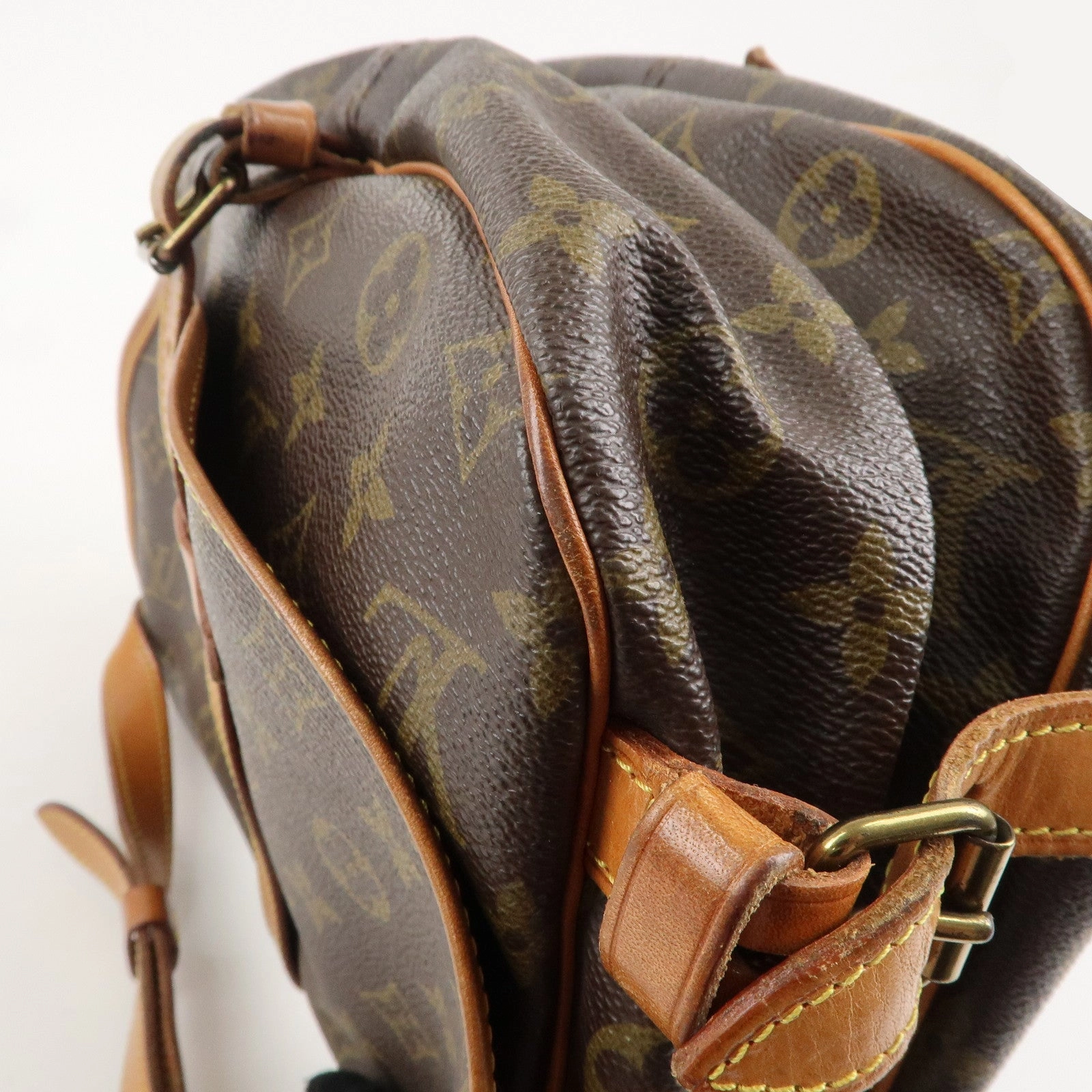 Louis Vuitton Monogram Saumur 30 Crossbody Bag Brown M42256