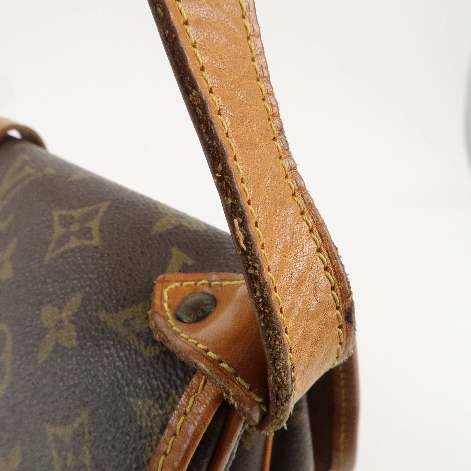 Louis Vuitton Monogram Saumur 30 Crossbody Bag Brown M42256