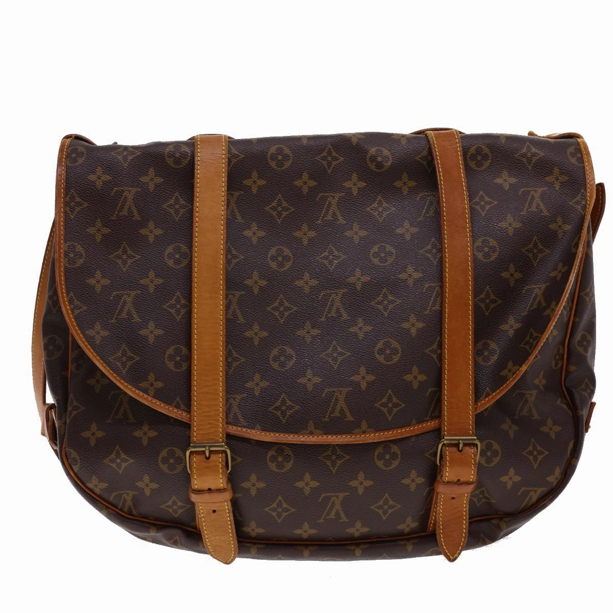 LOUIS VUITTON Monogram Saumur 43 Shoulder Bag M42252 LV 40442