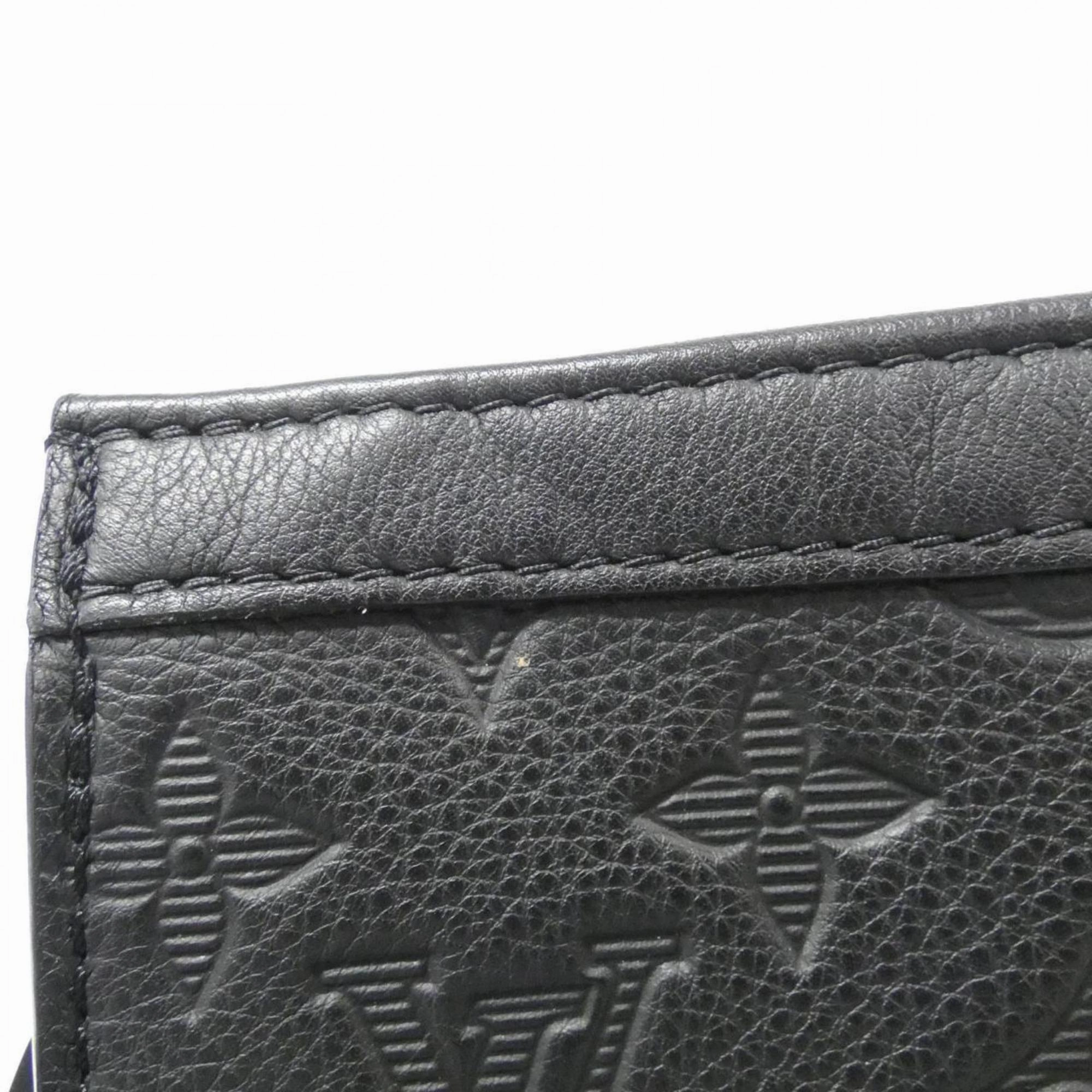 Louis Vuitton Monogram Shadow Leather Shoulder Bag (Pre-Owned)