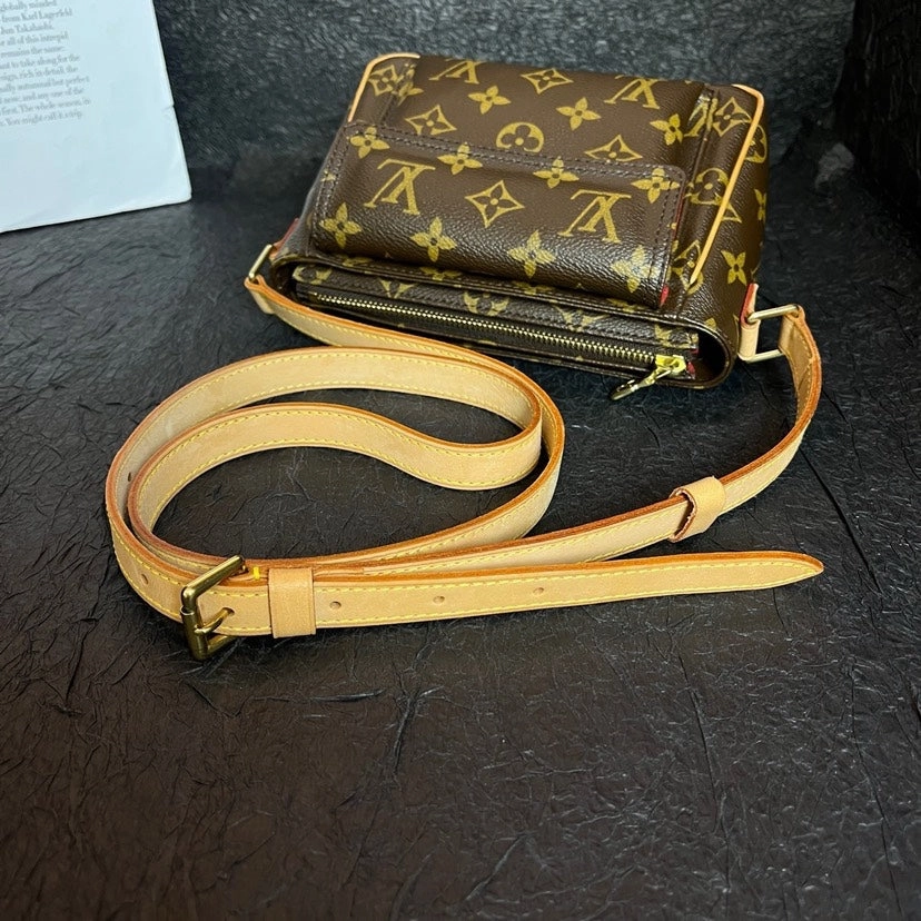Louis Vuitton Monogram Tofu Brown Crossbody Bag 18cm