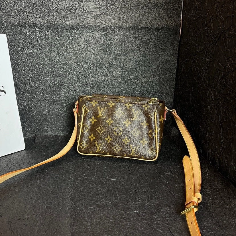 Louis Vuitton Monogram Tofu Brown Crossbody Bag 18cm