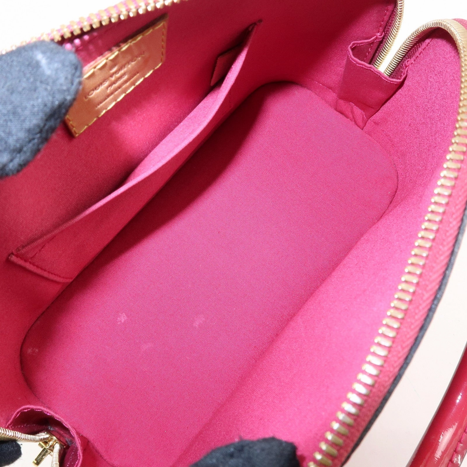 Louis Vuitton Monogram Vernis Alma BB 2Way Shoulder Bag M91771