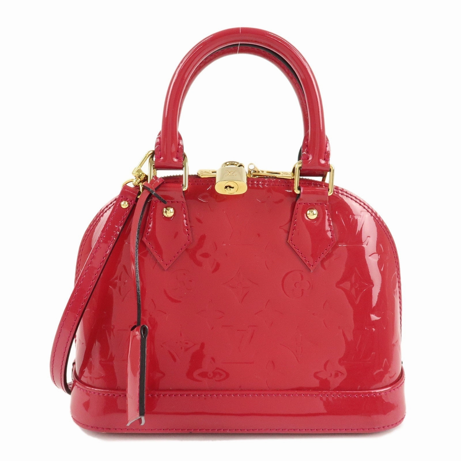 Louis Vuitton Monogram Vernis Alma BB 2Way Shoulder Bag M91771