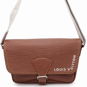 Louis Vuitton Montsouris Leather Shoulder Bag (Pre-Owned)