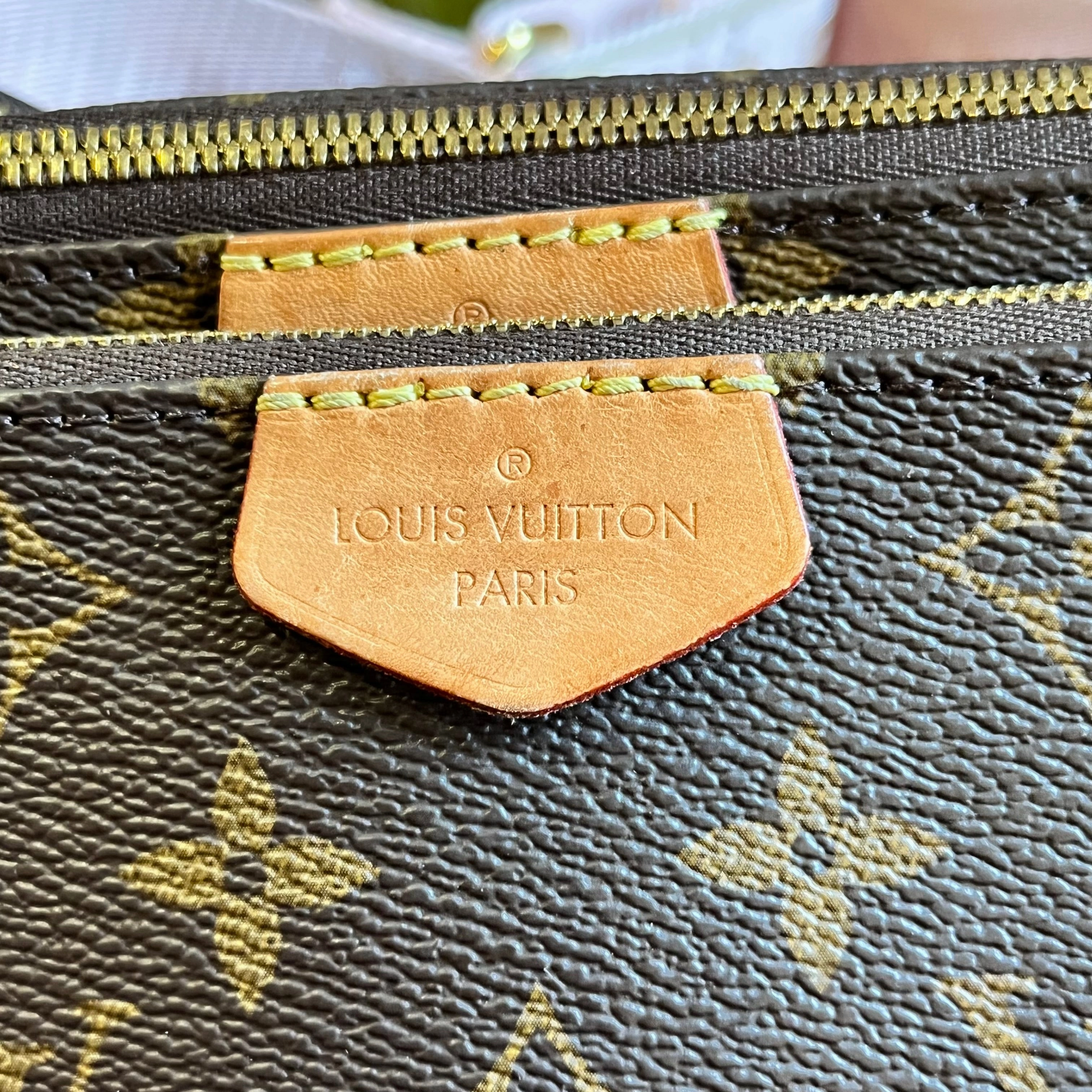 LOUIS VUITTON Multi Pochette Accessories Monogram Coated Canvas Crossbody Bag