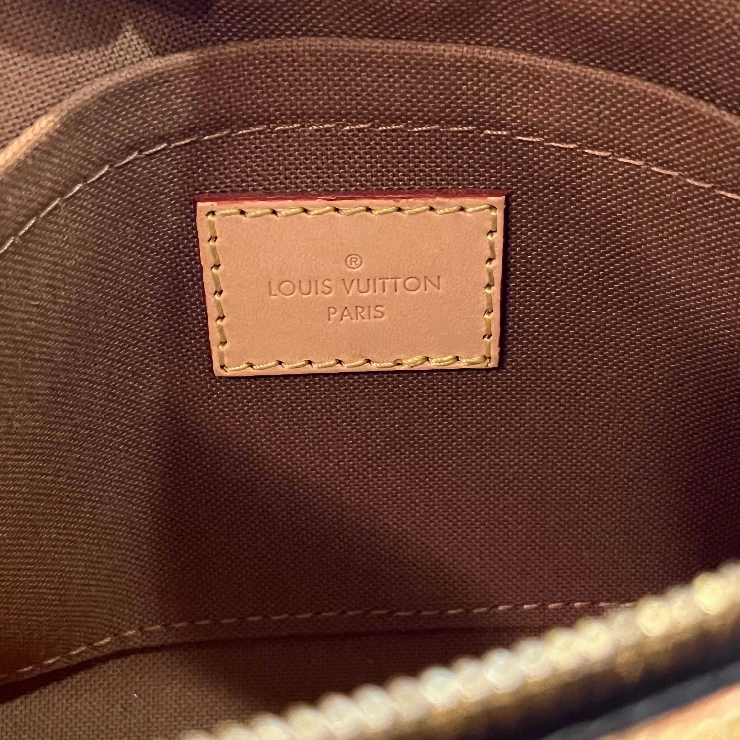LOUIS VUITTON Multi Pochette Accessories Monogram Coated Canvas Crossbody Bag