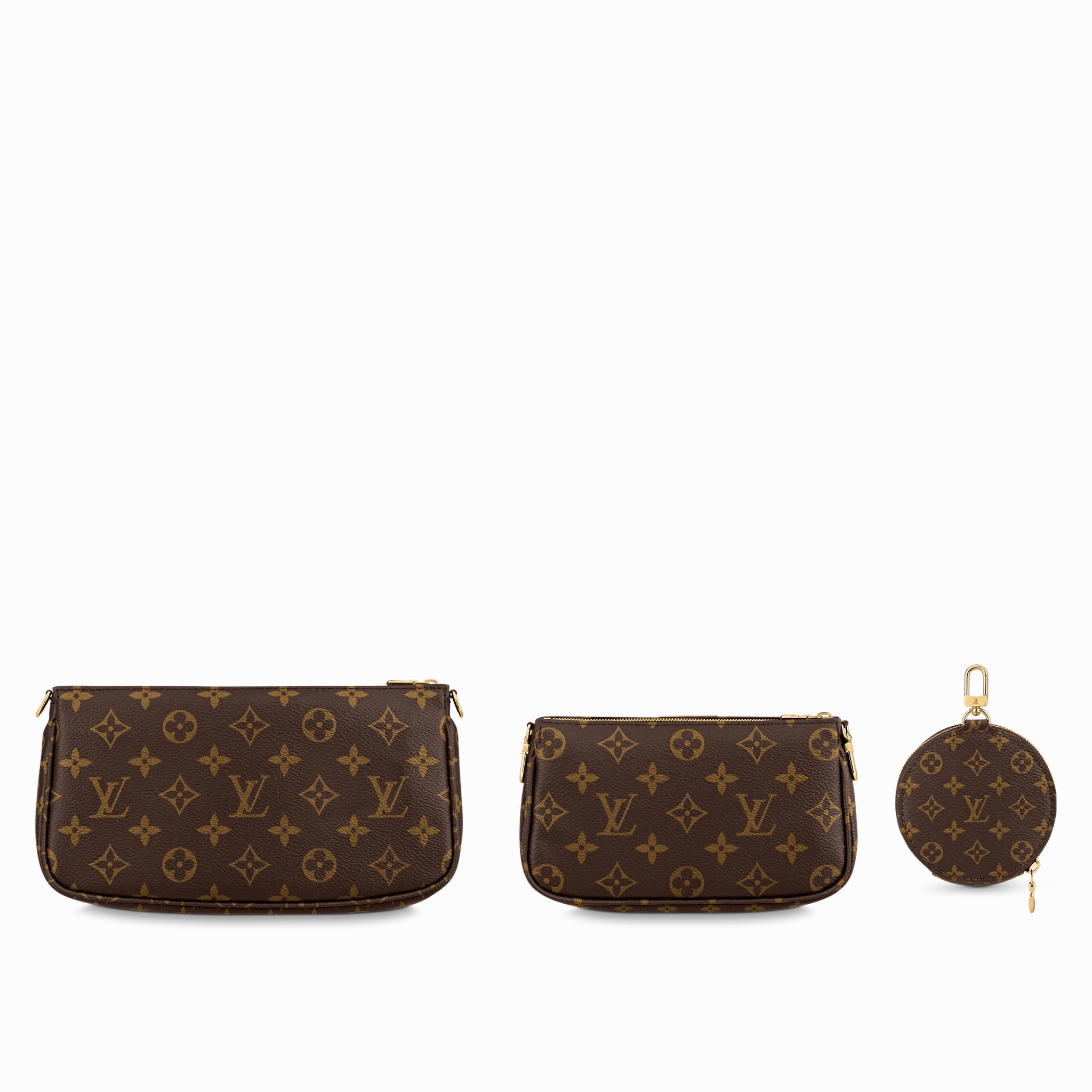Louis Vuitton Multi Pochette Khaki Crossbody Bag