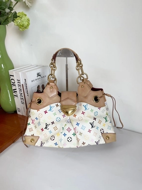 Louis Vuitton Multicolore Canvas Shoulder Bag White Medium