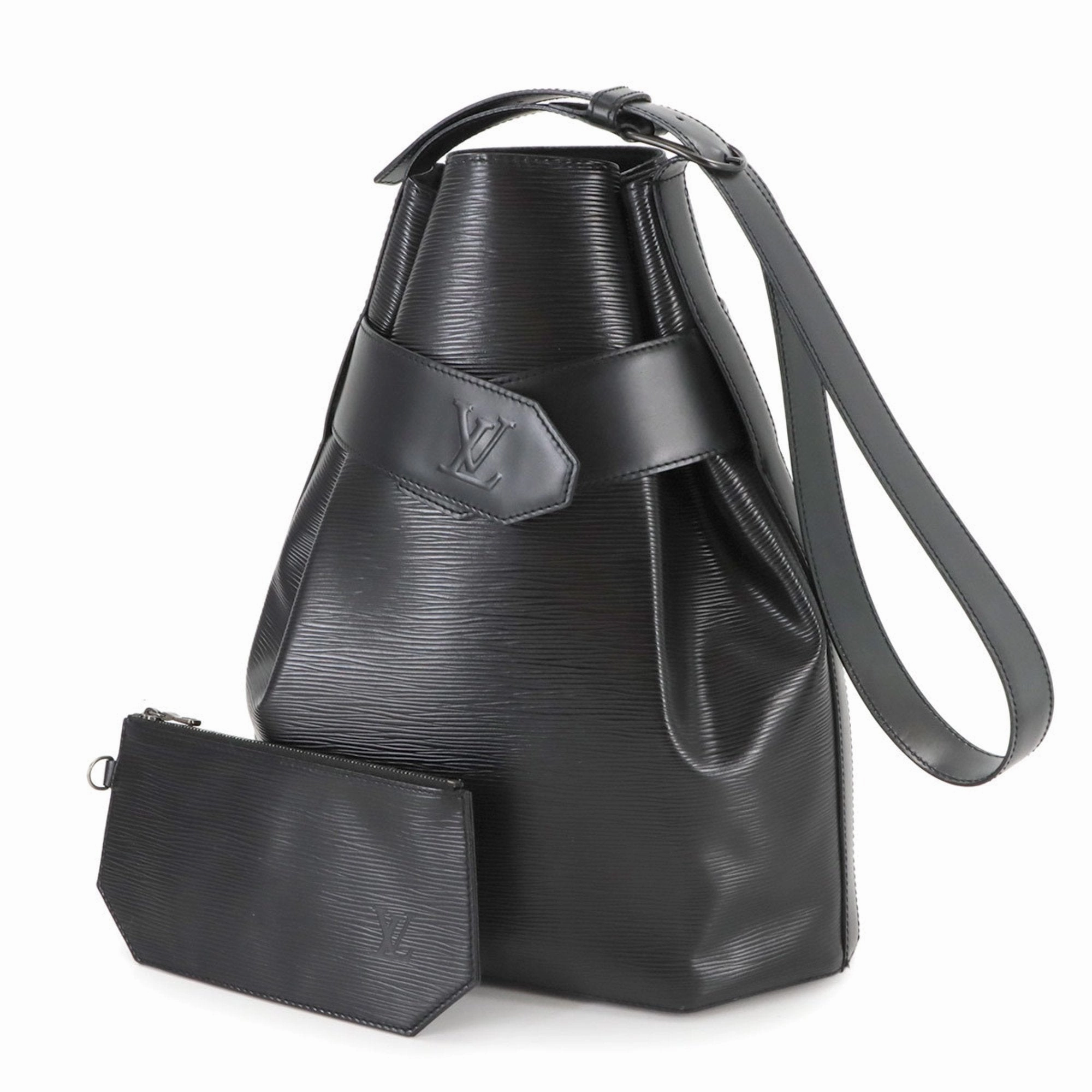 Louis Vuitton Noir Epi Leather Shoulder Bag (Pre-Owned)