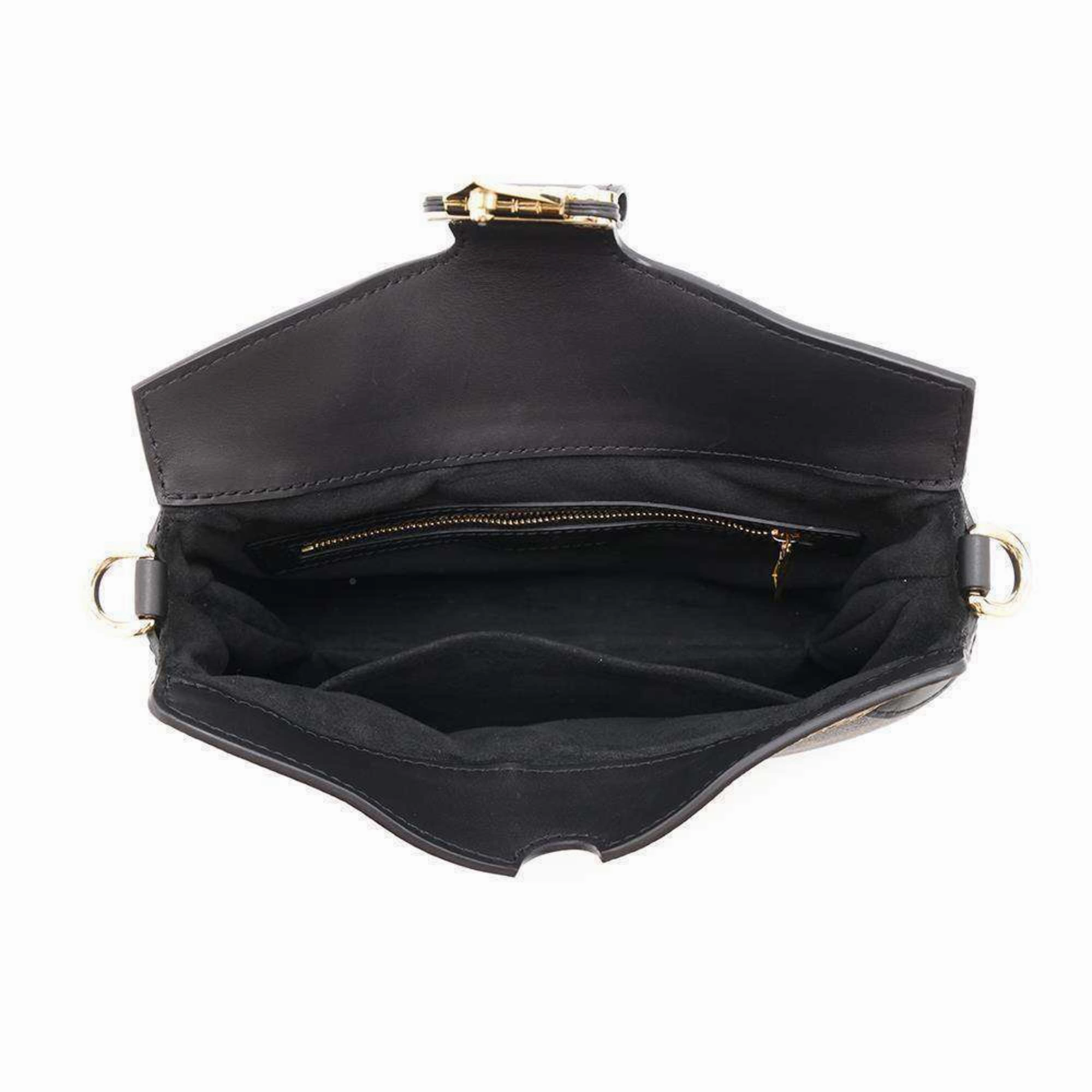 Louis Vuitton Noir Monogram Reverse Shoulder Bag (Pre-Owned)