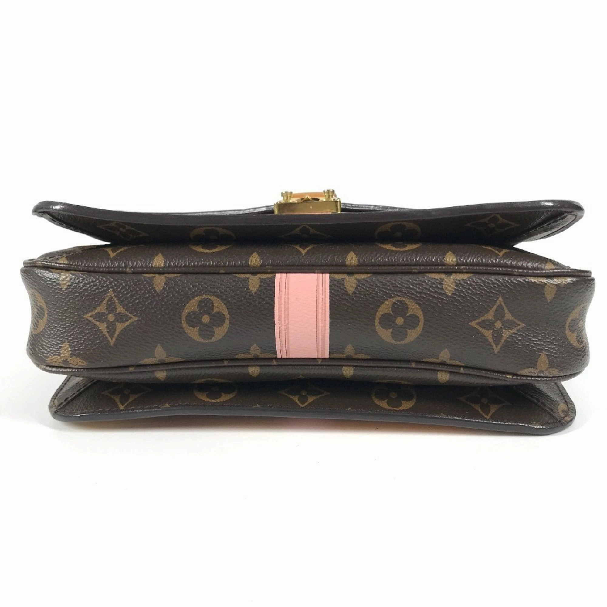 Louis Vuitton pink Monogram Canvas Handbag Pochette Shoulder Bag (Pre-Owned)