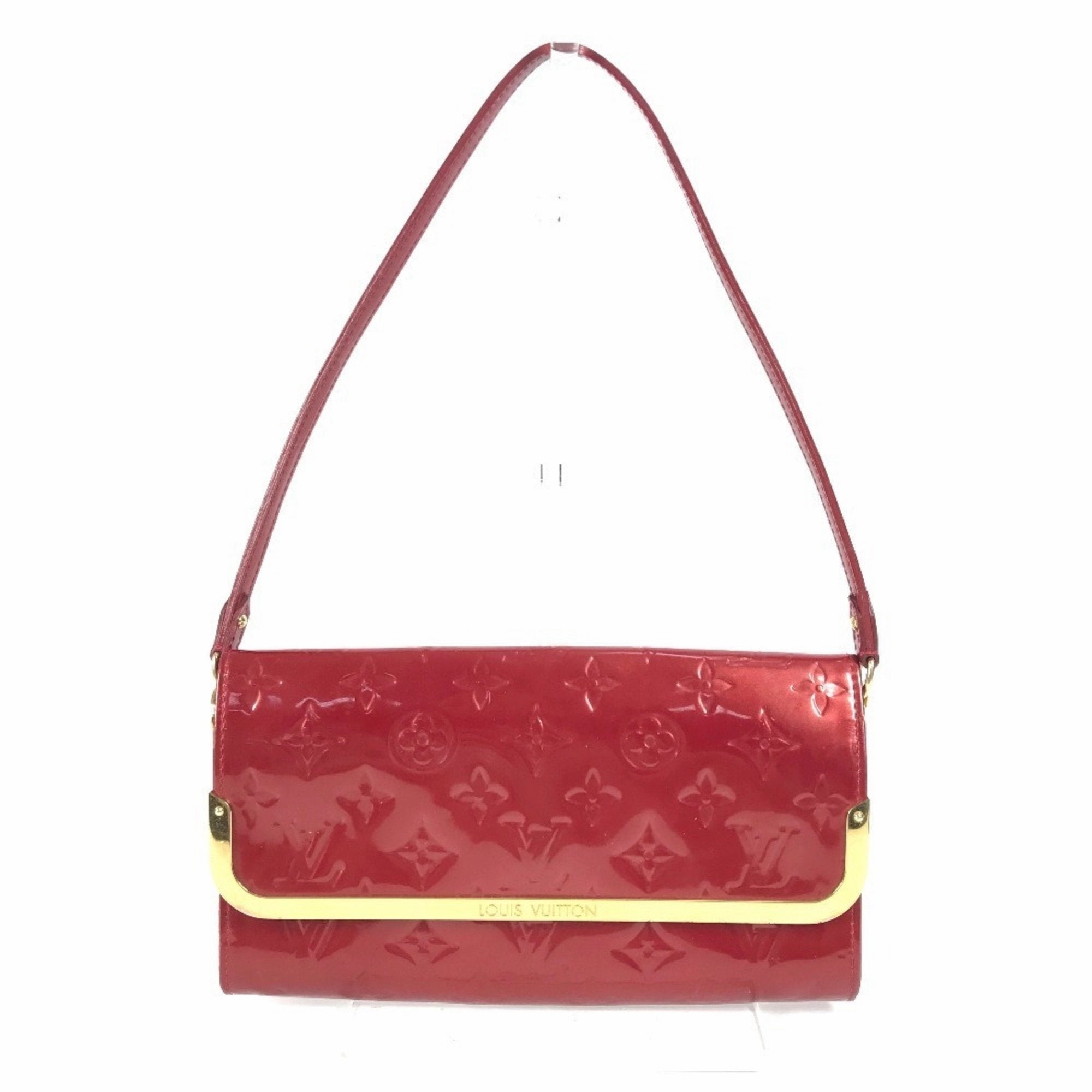 Louis Vuitton Pomme D'amour Color Monogram Vernis Canvas Clutch Bag Shoulder Bag (Pre-Owned)