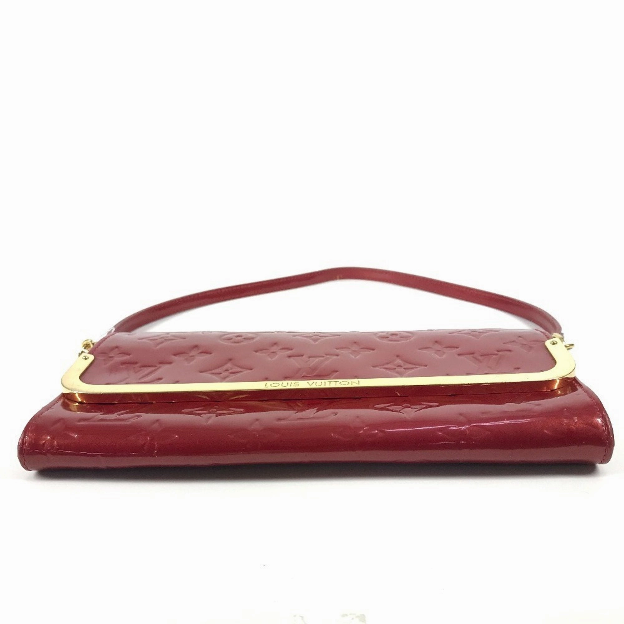 Louis Vuitton Pomme D'amour Color Monogram Vernis Canvas Clutch Bag Shoulder Bag (Pre-Owned)