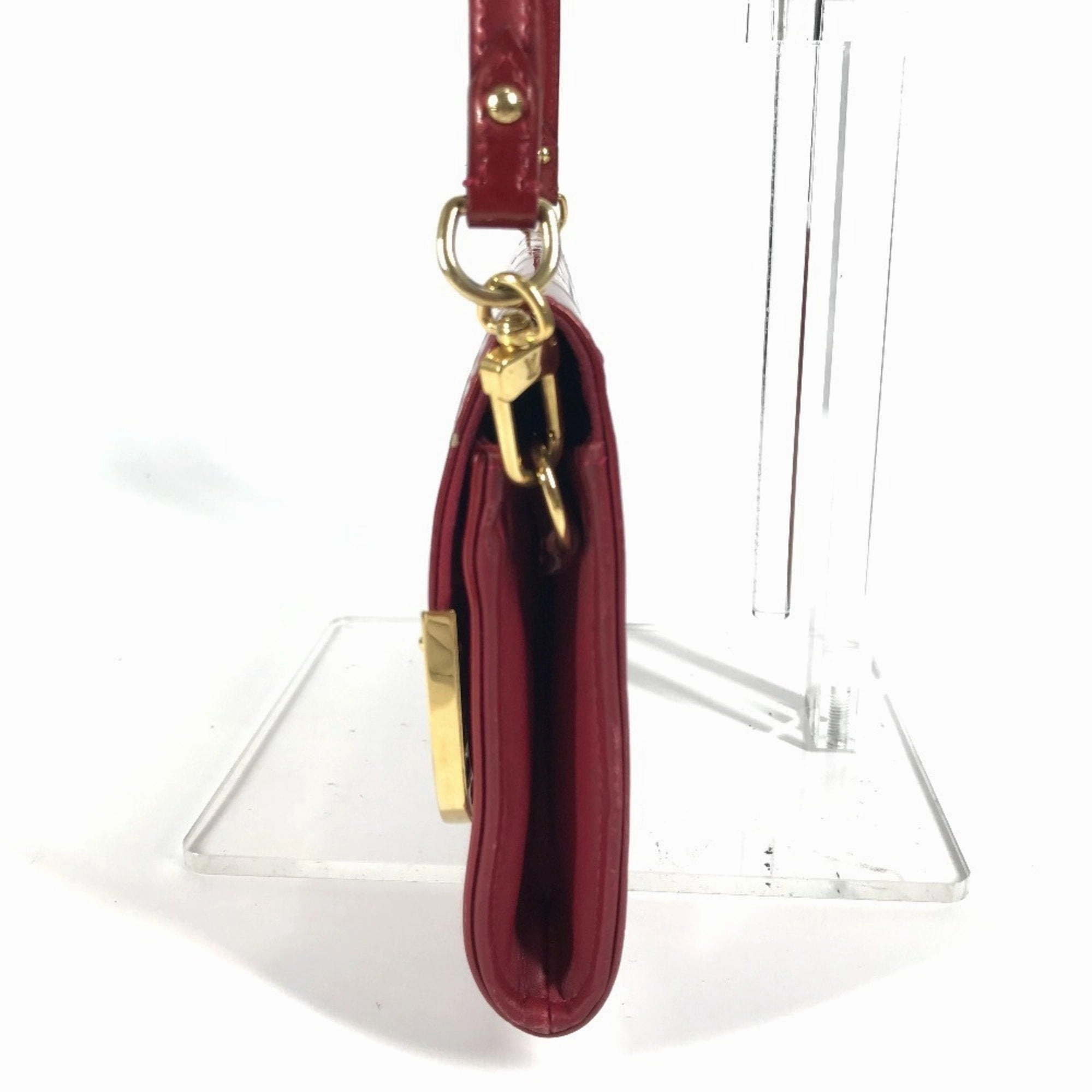 Louis Vuitton Pomme D'amour Color Monogram Vernis Canvas Clutch Bag Shoulder Bag (Pre-Owned)