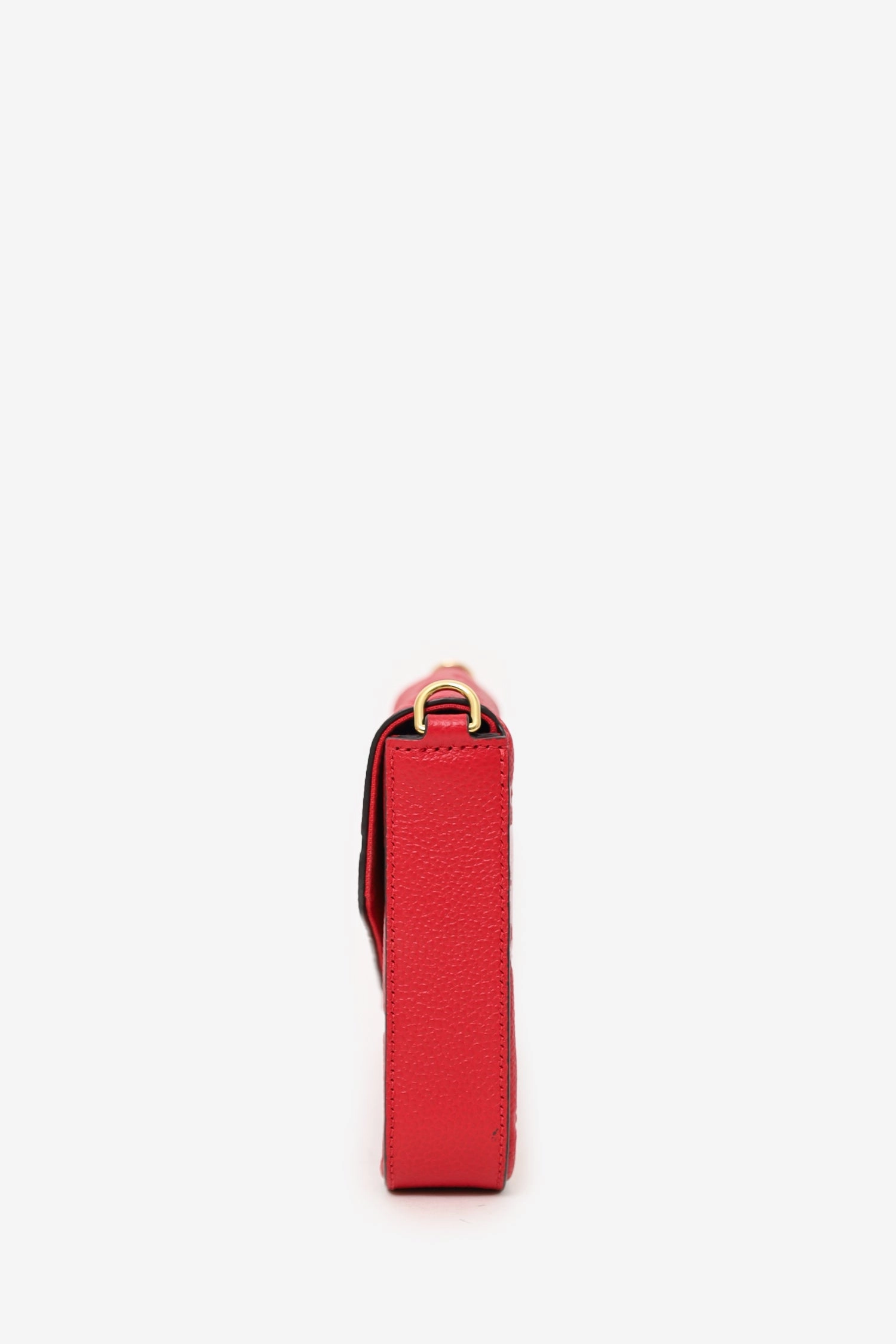 Louis Vuitton Red Leather Felicie Pochette