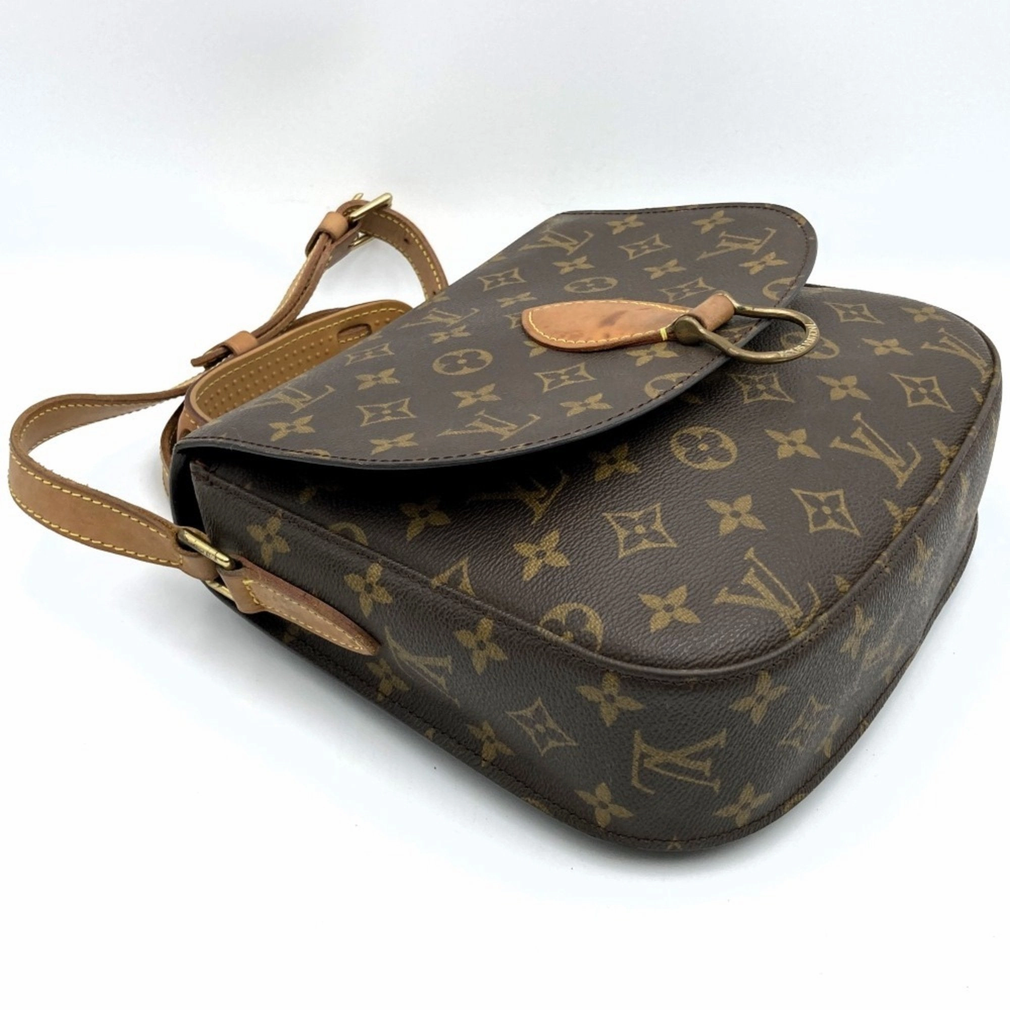 Louis Vuitton Saint Cloud Canvas Shoulder Bag (Pre-Owned)