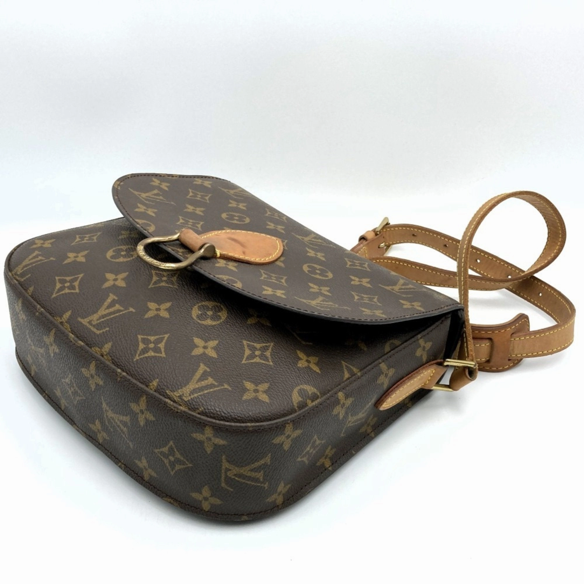 Louis Vuitton Saint Cloud Canvas Shoulder Bag (Pre-Owned)