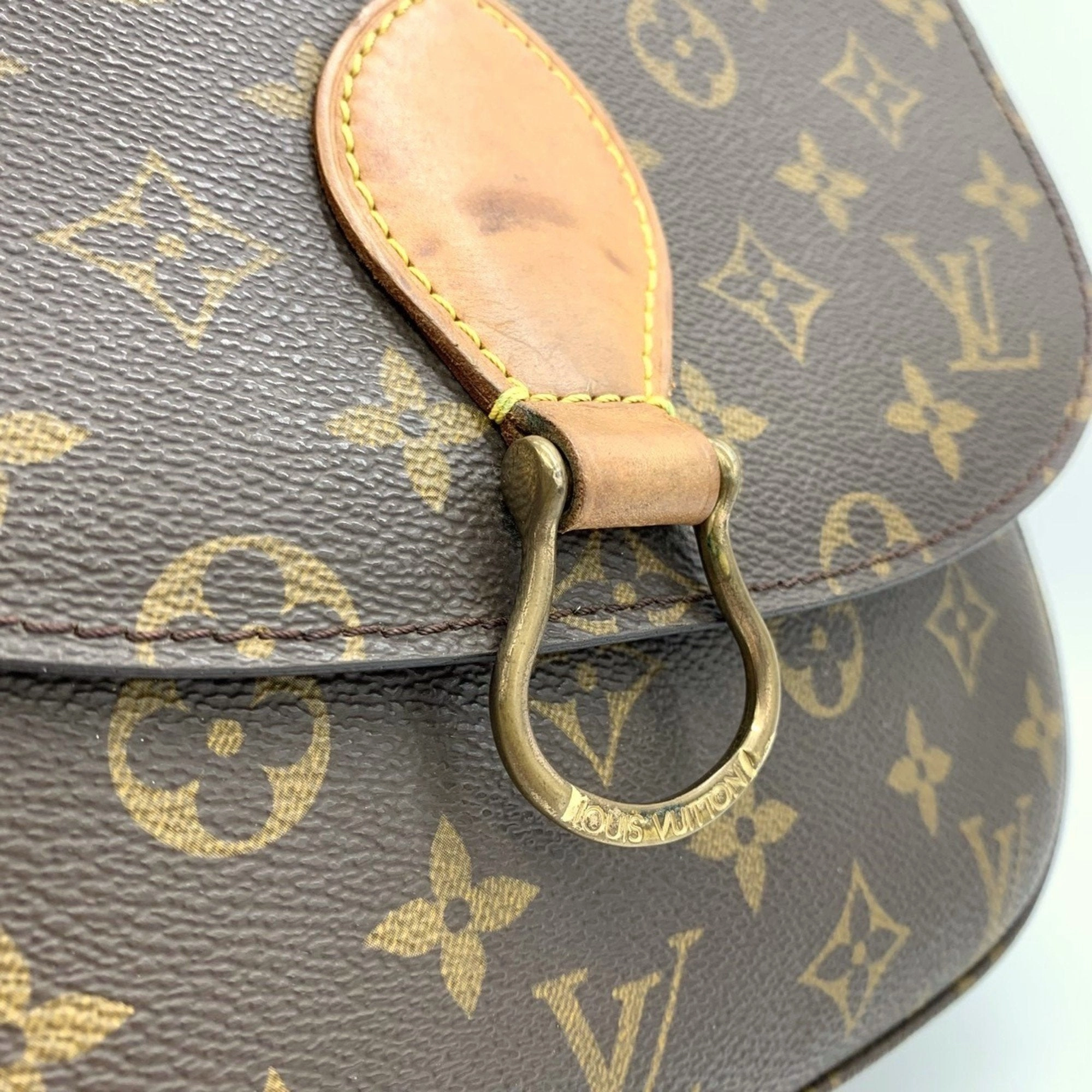 Louis Vuitton Saint Cloud Canvas Shoulder Bag (Pre-Owned)