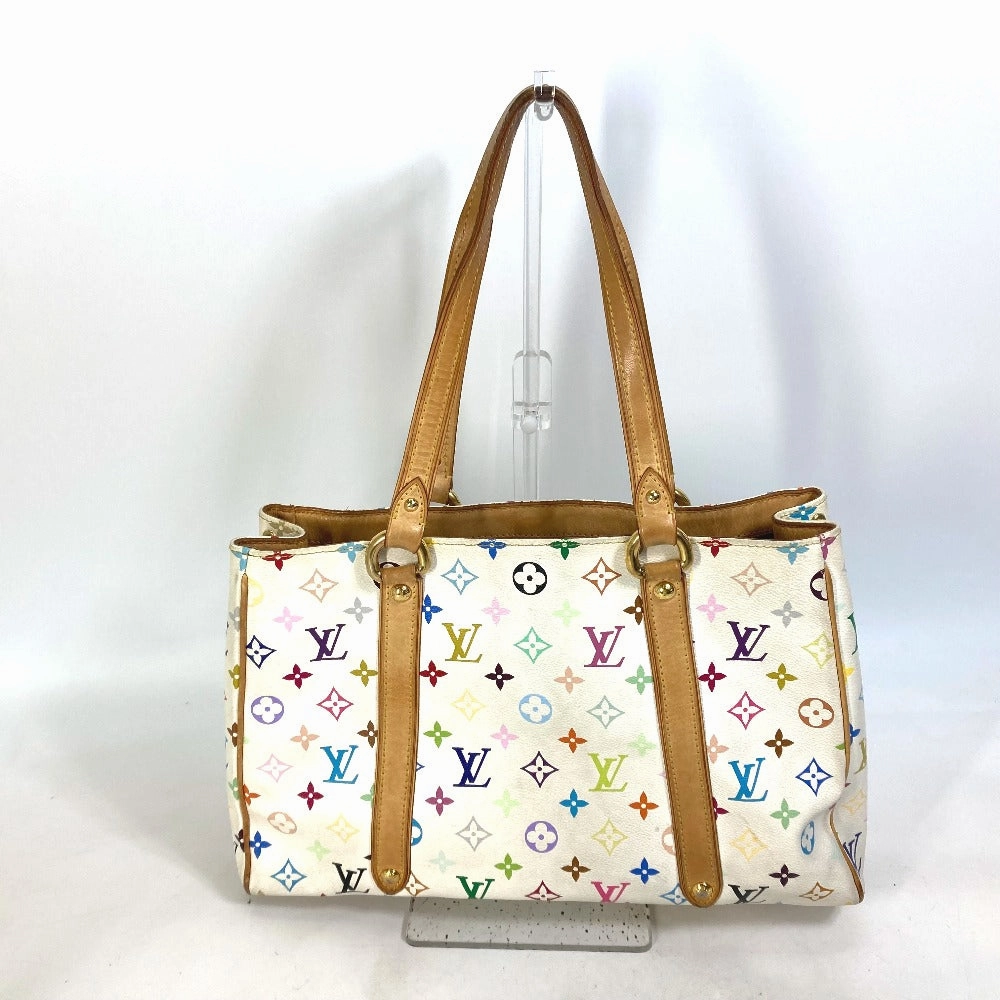 LOUIS VUITTON Shoulder Bag M40094 Monogram multicolor canvas white Monogram multicolor Aurelia MM Women