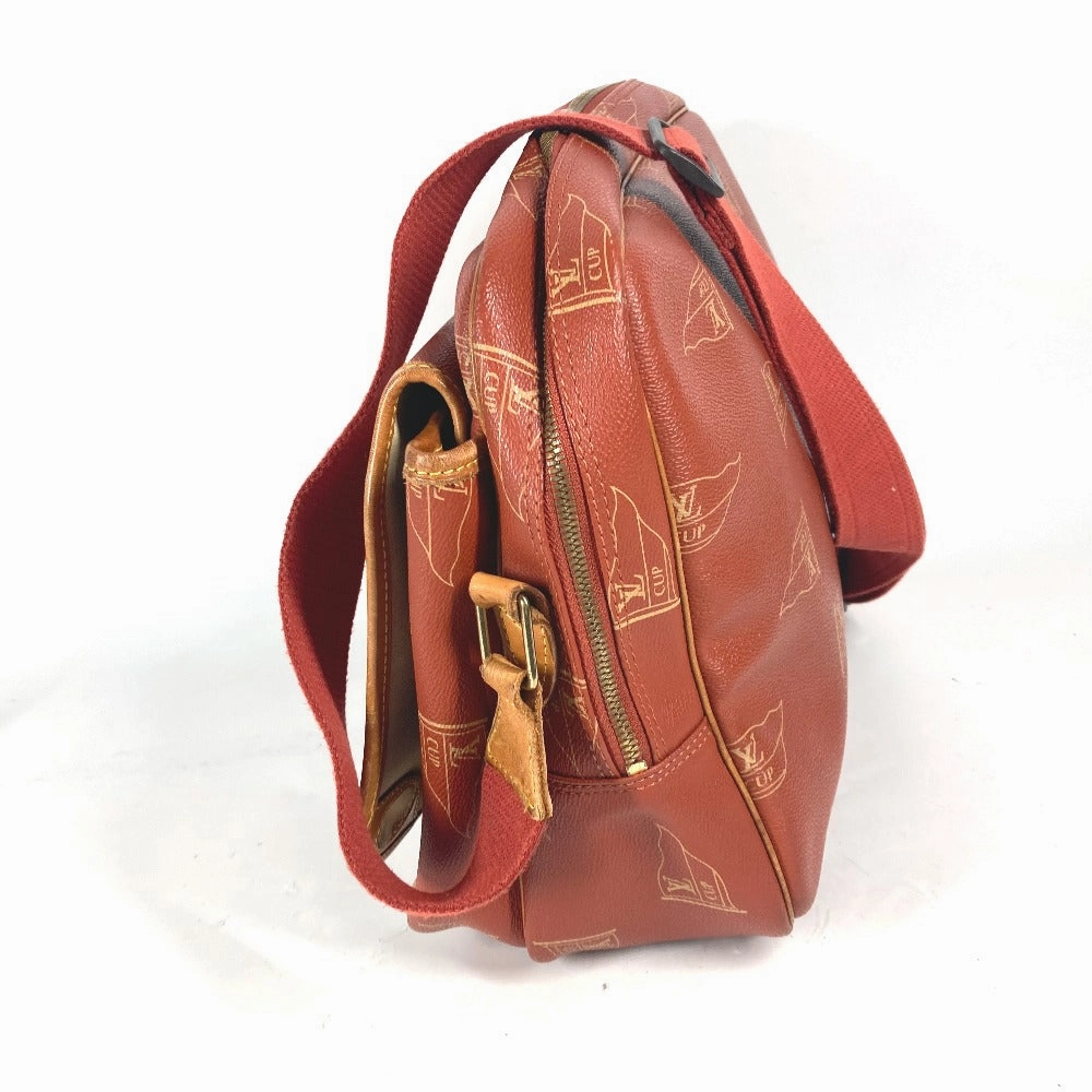 LOUIS VUITTON Shoulder Bag M80028 canvas Orange LVCUP Louis Vuitton Cup Calvi