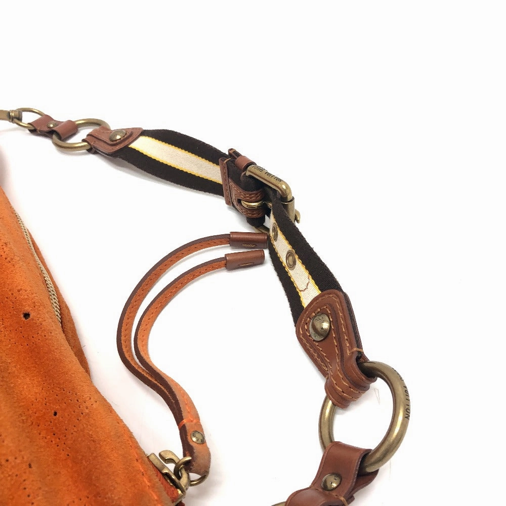 LOUIS VUITTON Shoulder Bag M95122  suede Orange Monogram suede Onata PM Women