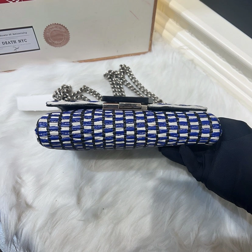 Louis Vuitton Twist Blue White Crossbody Bag