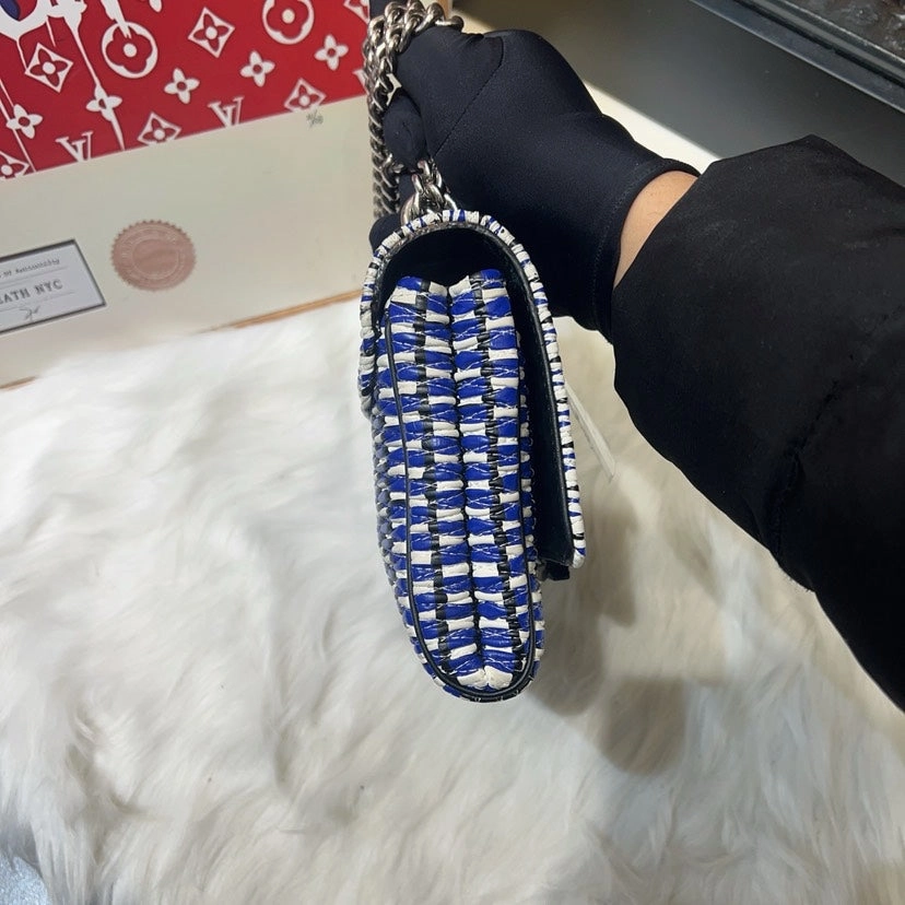 Louis Vuitton Twist Blue White Crossbody Bag