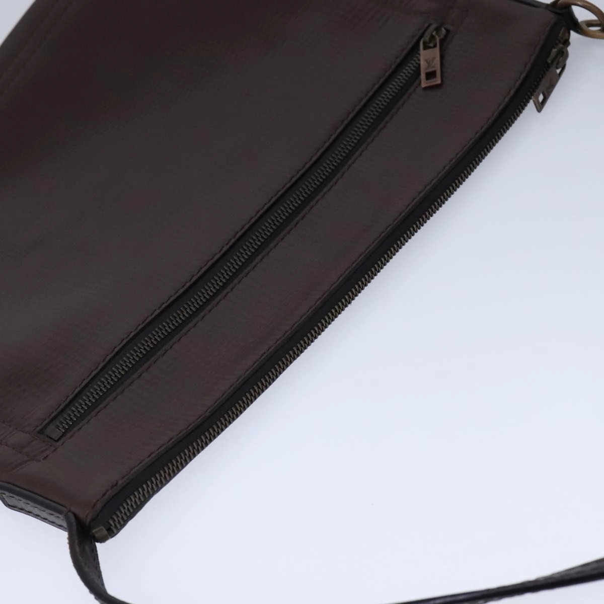 LOUIS VUITTON Utah Shawnee MM Shoulder Bag Leather Brown M93453 LV hk1878