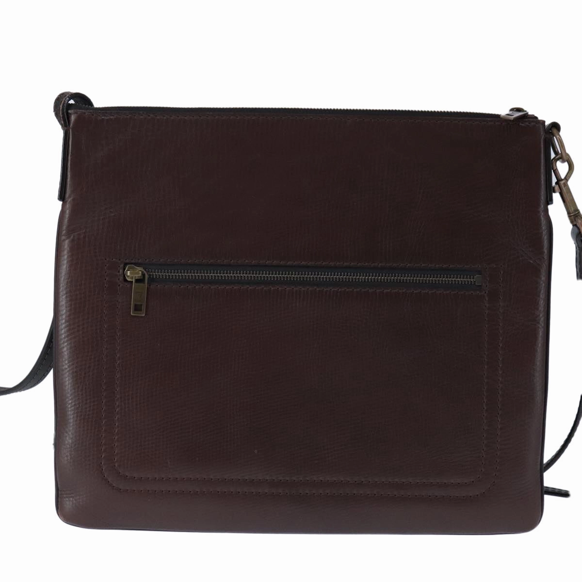 LOUIS VUITTON Utah Shawnee MM Shoulder Bag Leather Brown M93453 LV hk1878