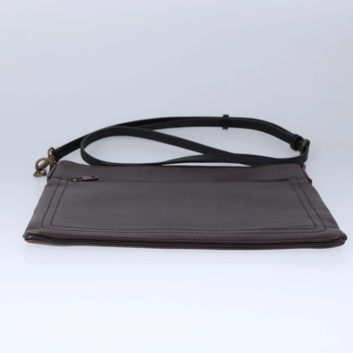 LOUIS VUITTON Utah Shawnee MM Shoulder Bag Leather Brown M93453 LV hk1878