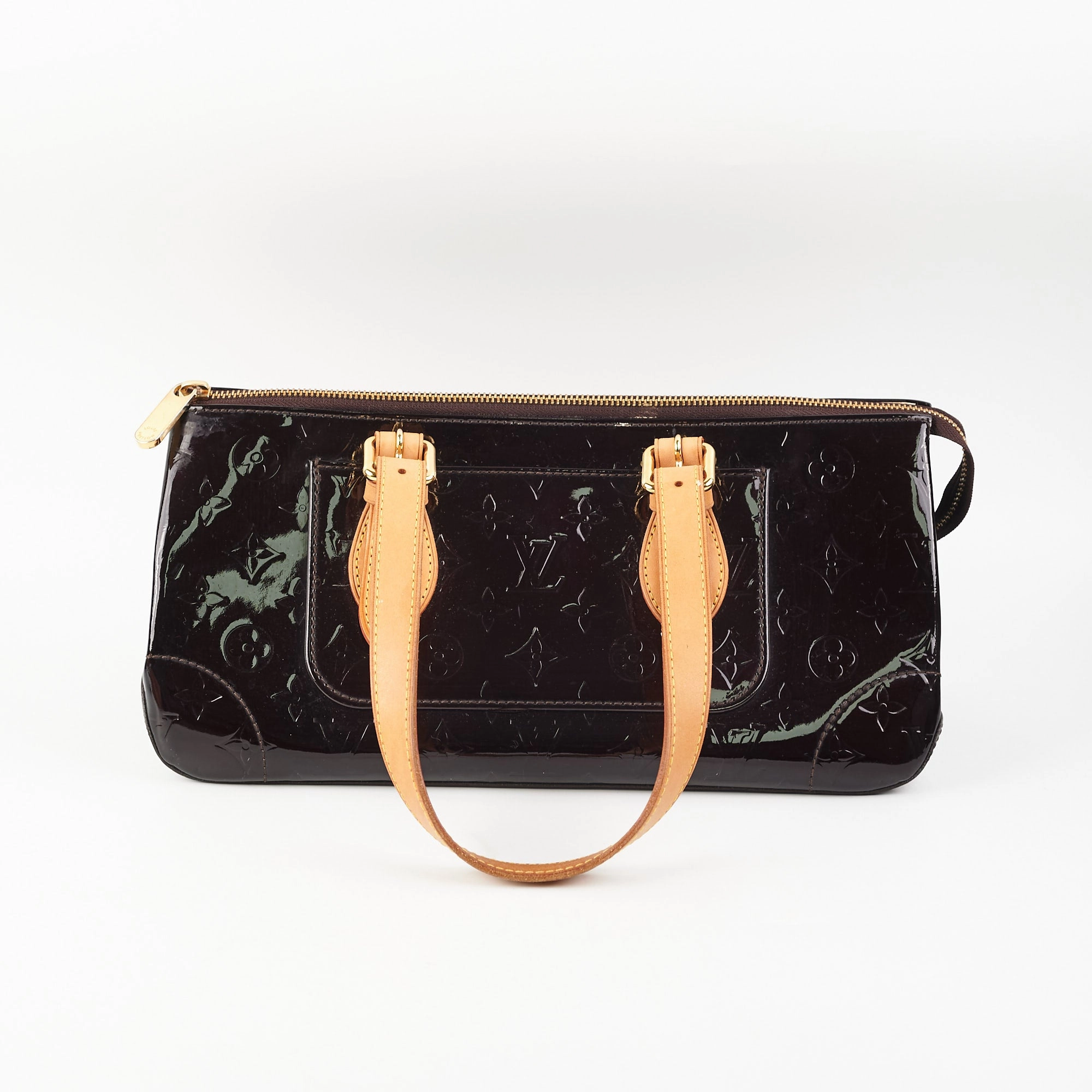 Louis Vuitton Vernis Tricot Bag Amarante