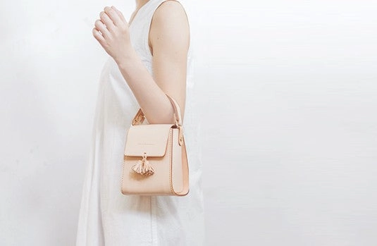 Lovely Handmade Leather Womens Mini Handbags Purse Shoulder Bags for Women