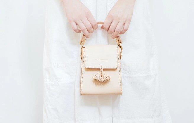 Lovely Handmade Leather Womens Mini Handbags Purse Shoulder Bags for Women